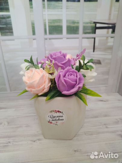 Букет из мыла