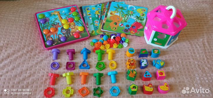 Развивающие детские игрушки 1+ пакетом
