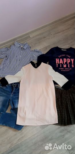 Вещи пакетом на девочку размер 128