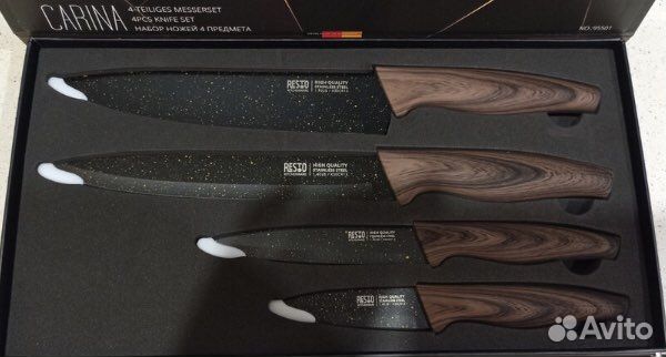 Набор кухонных ножей новый