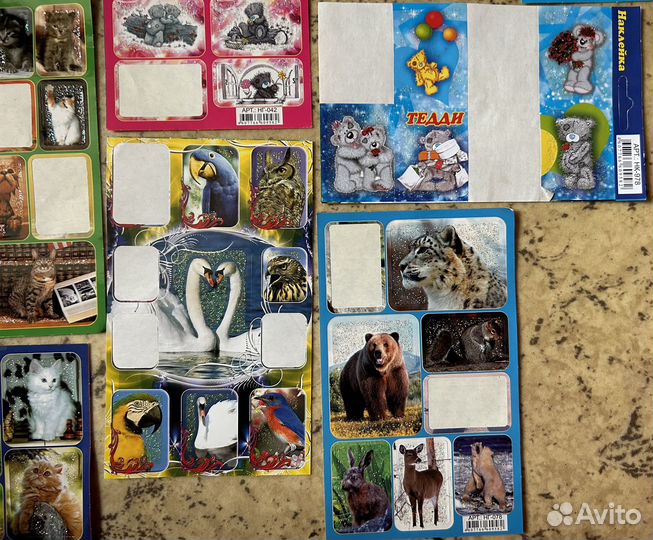 Наклейки из 2010х разное