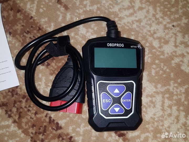 MT100 obd2 сканер
