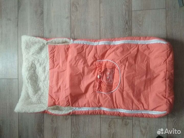 Зимний конверт в коляску