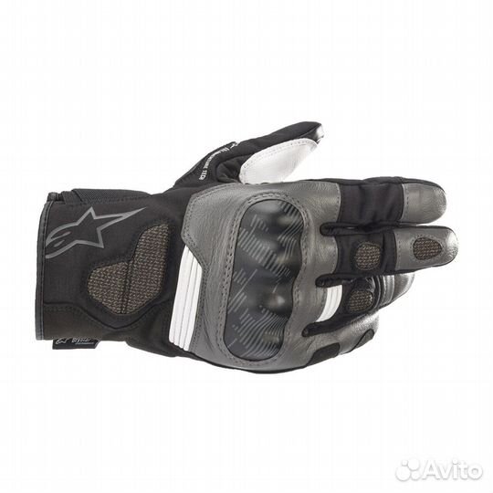 Motorradhandschuhe Alpinestars Corozal V2 Drystar Schwarz-Grau-Wei grau