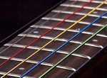 Струны для акустической гитары цветные, 6 штук