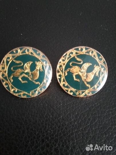 Запонки мужские 2 пары
