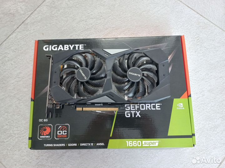 Видеокарта gtx 1660 super 6gb