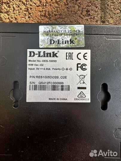 Коммутатор D-Link DES-1005D