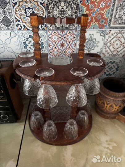 Набор рюмок и стопок с графином
