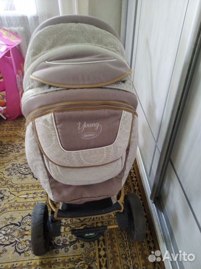 Коляска adamex 3 в 1 бу