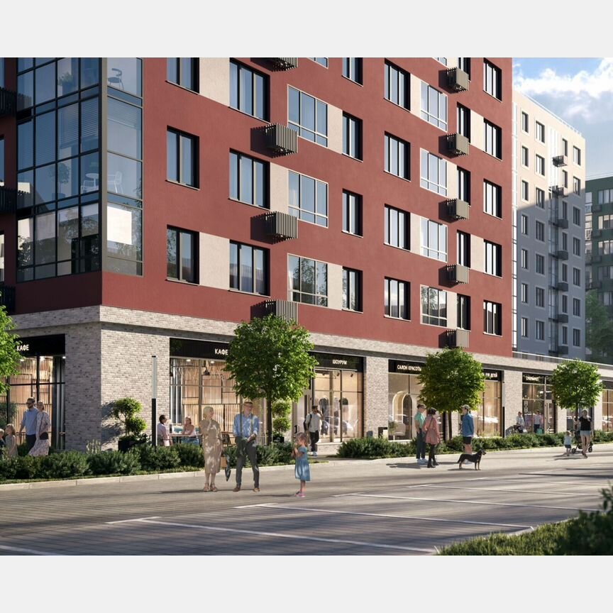 1-к. квартира, 44,8 м², 8/12 эт.