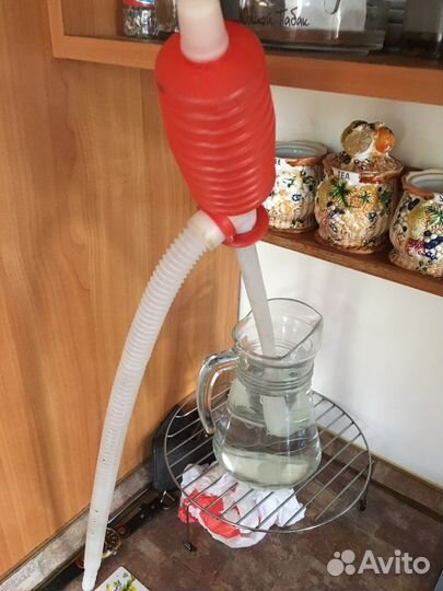 Насос автомобильный ручной автоворонка помпа ручн