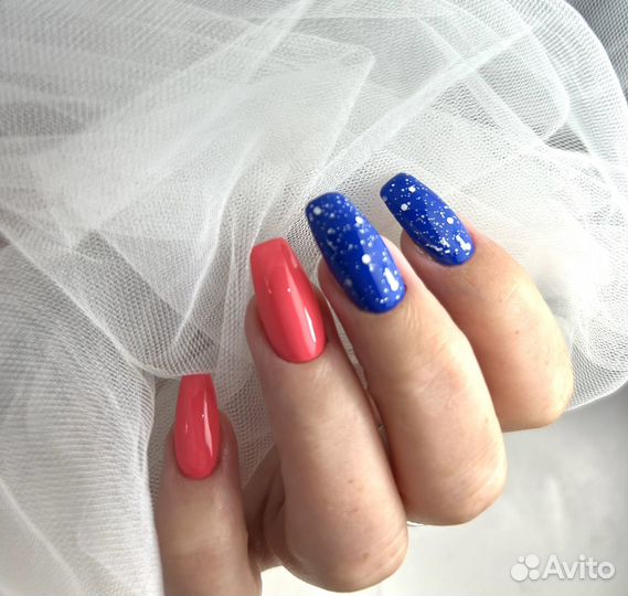 Модель на маникюр наращивание ногтей