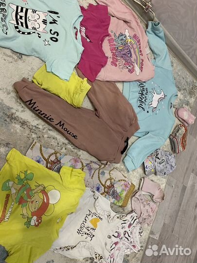 Вещи пакетом на девочку 98