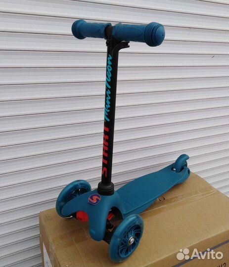 Новый Детский самокат светящиеся колёса