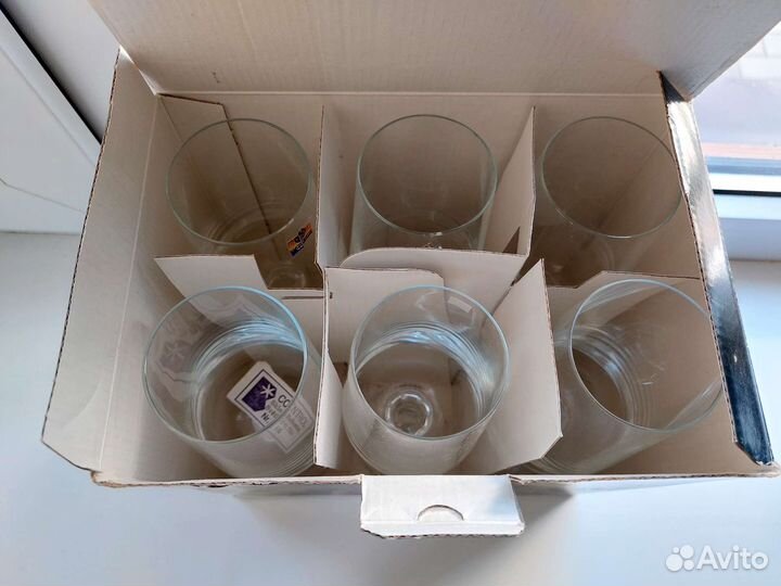 Бокалы Bohemia новые 6 шт