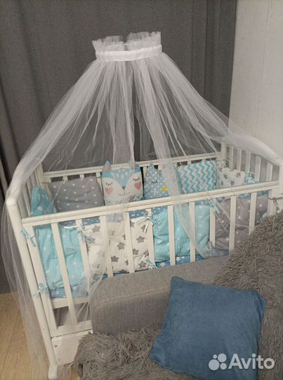 Бортики в кроватку