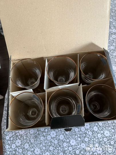 Набор рюмок для ликера новый