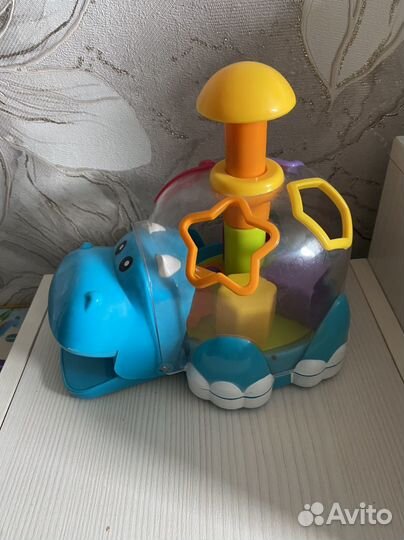 Игрушка бегемот сортер