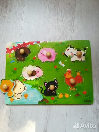 Деревянные игрушки для малышей