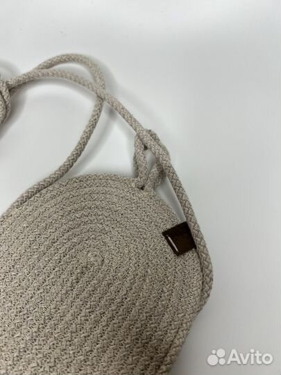 Сумка для телефона из хб шнура