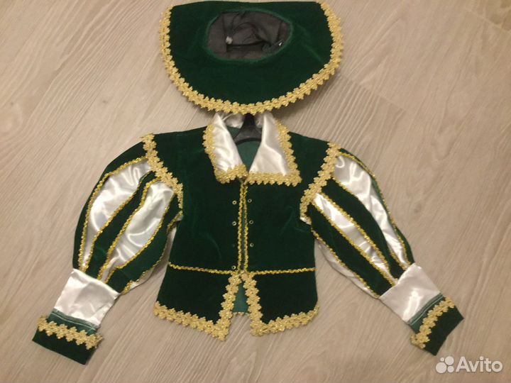 Костюм детский мушкетера с шапкой для вечеринок