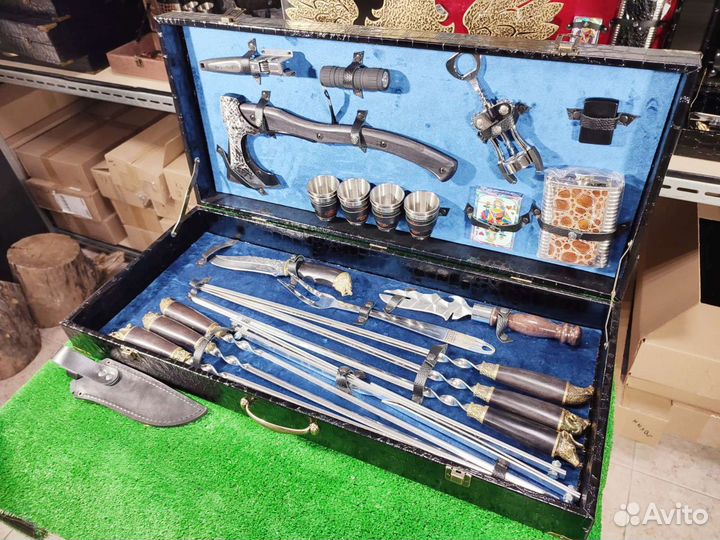 Набор для шашлыкав кейсе