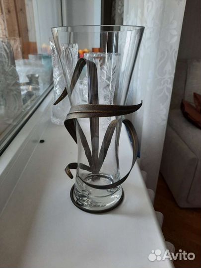 Ваза для цветов стекло