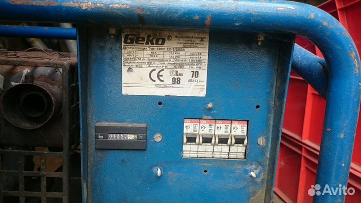 Бензиновый генератор 11ква geko 13001 ED-S/seba