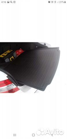 Коврик багажника на Skoda Octavia A7 оригинальный