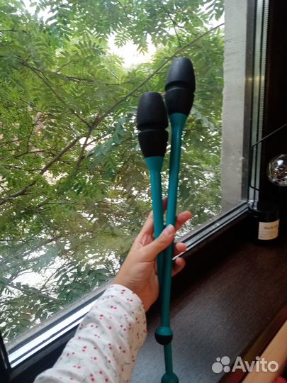 Булавы для художественной гимнастики indigo 45см