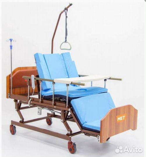 Кровать для лежачих больных с подъемом электро