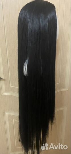 Парик черный длинный