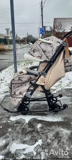 Детские санки коляска бу
