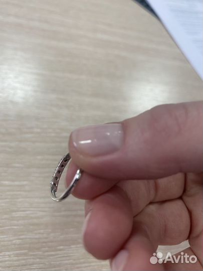 Кольцо р.16+серьги серебряные пр925 с бриллиантами