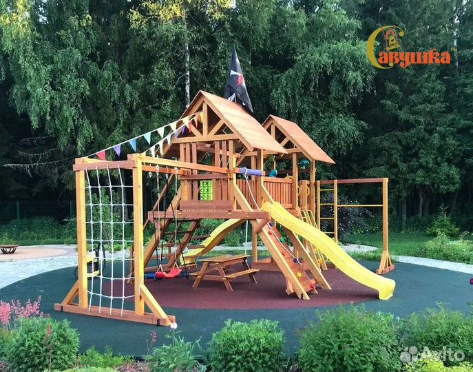 Детский игровой комплекс для улицы Савушка Люкс 9