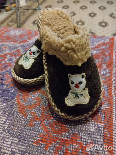 Тапочки домашние детские