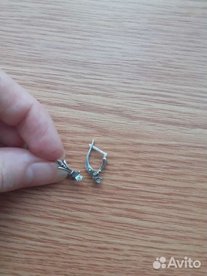Серебряные серьги 925 проба