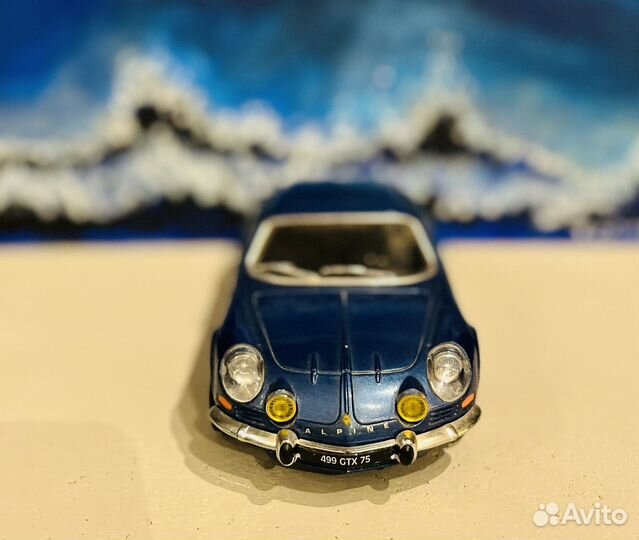 Модель Renault Alpine A110 1/24 синяя