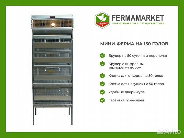 Клетки для перепелов Орёл