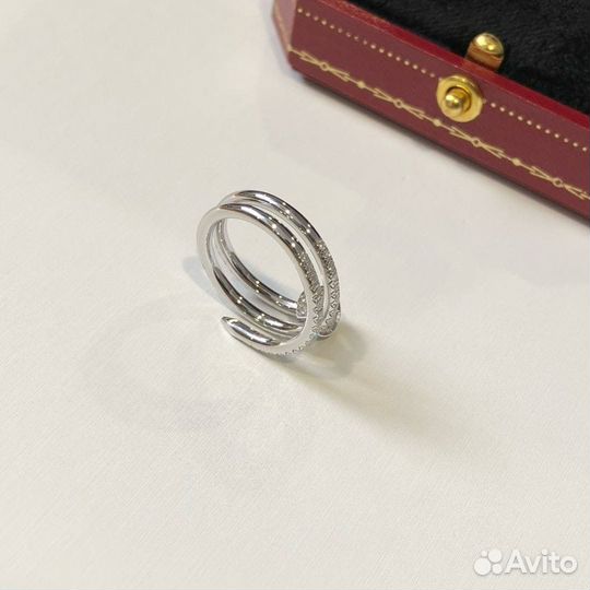 Кольцо Cartier Juste Un Clou золото 750,бриллианты