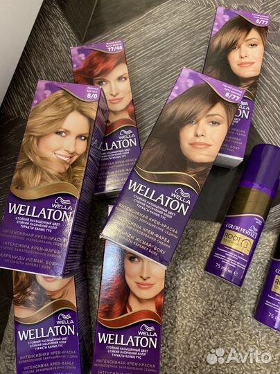 Краска для волос Wellaton, спрей Color Perfect