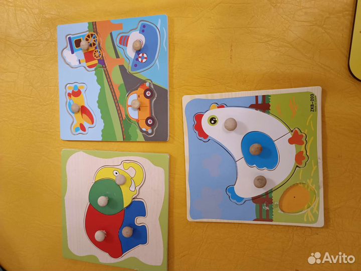 Развивающие деревянные игрушки