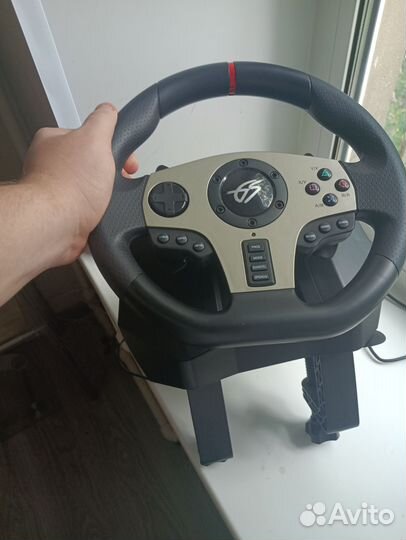 Игровой руль dexp wheelman pro gt