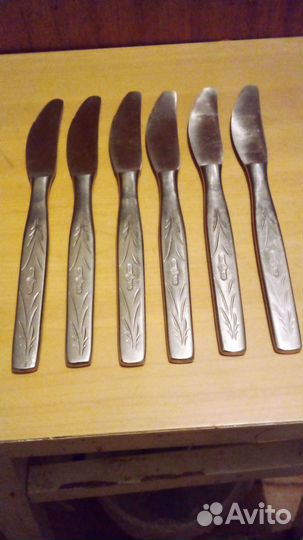 Набор ножей 6 шт из н/ ст СССР
