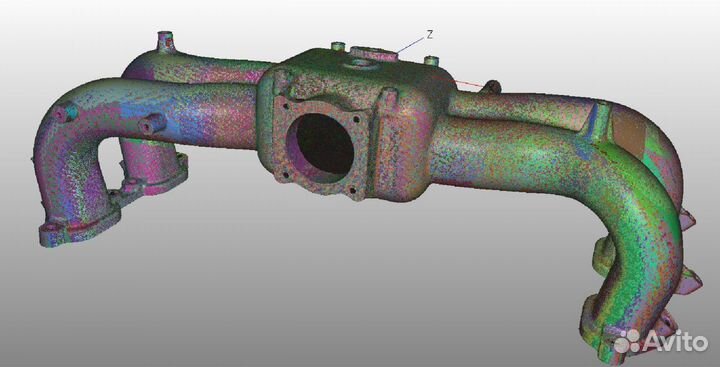 3D сканирование деталей и объектов, моделирование