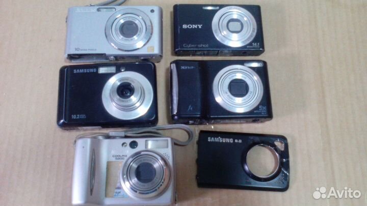 Цифровые фотоаппараты на запчасти