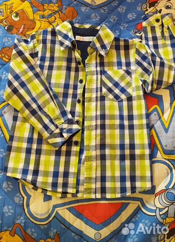 Рубашка с длинным рукавом р. 104