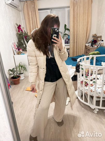 Пуховик длинный adidas