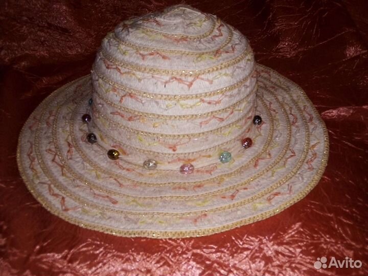 Шляпа фетровая женская(2 шт.) Летние шляпки(2)